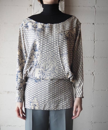 Dolman Sleeve Pattern Turtle Blouse NV