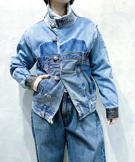 Desigual Patchwork Art Denim Jacket BL