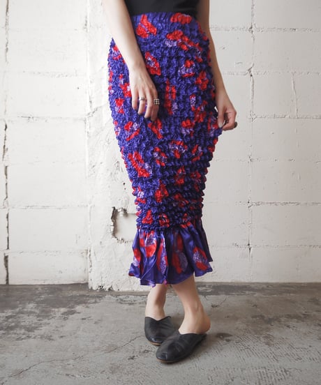 Hat Pattern Popcorn Skirt PURRE