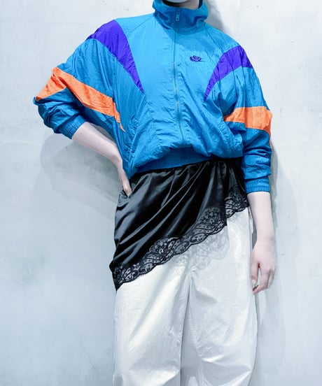 1990's NIKE Tricolor Nylon Jacket LBLPUROR