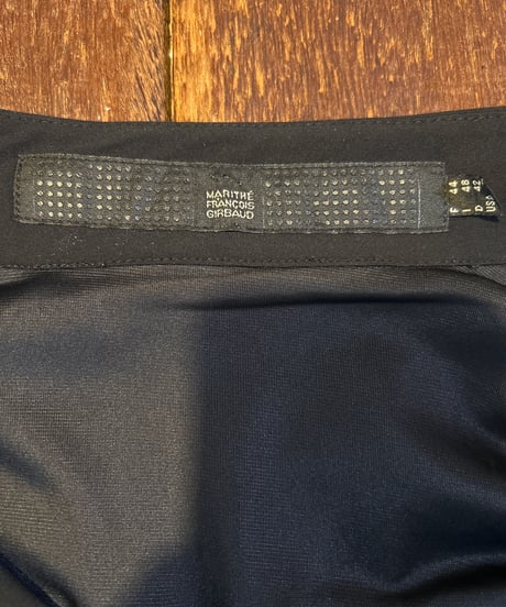 MARITHÉ FRANÇOIS GIRBAUD Double Zip Stand Collar Jacket BK