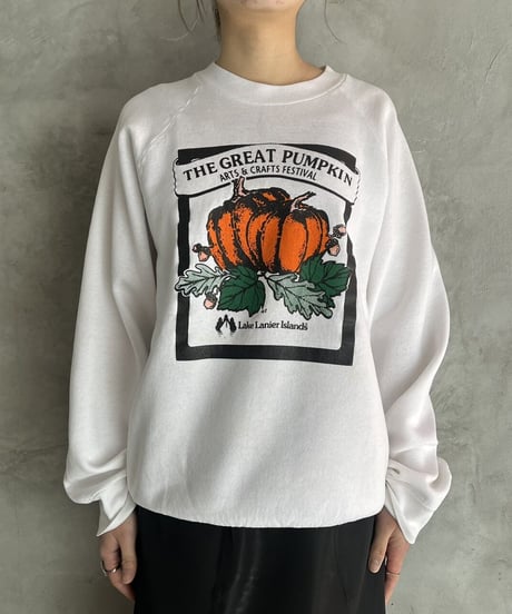 Pumpkin Print Sweat WH