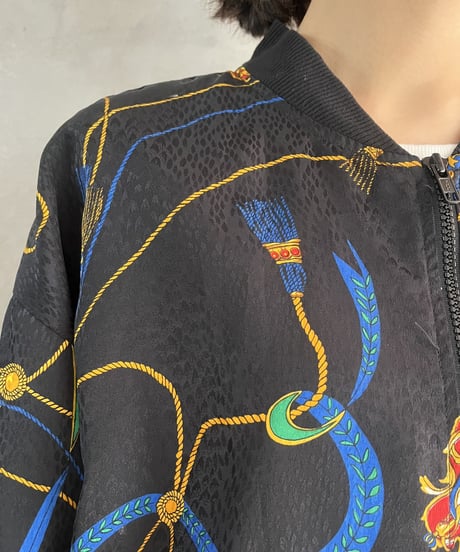 Rope Pattern Blouson BKBL