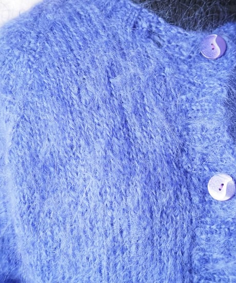 Mohair Knit Cardigan PUR