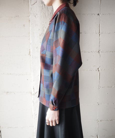 Design Collar Check Shirt RENV