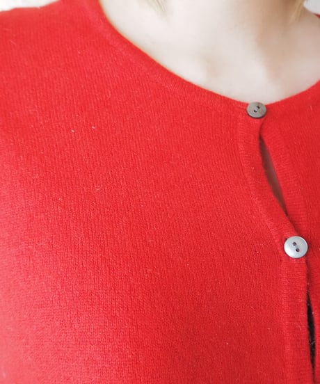 Cashmere Crew Neck Cardigan RE