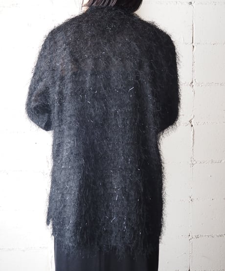 Shaggy×Lame Sheer Shirt BK