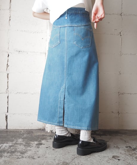 Levi's ENGINEERED Back Design Long Skirt BL