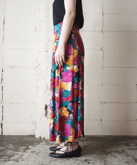Flower Pattern Wide Pants REPI