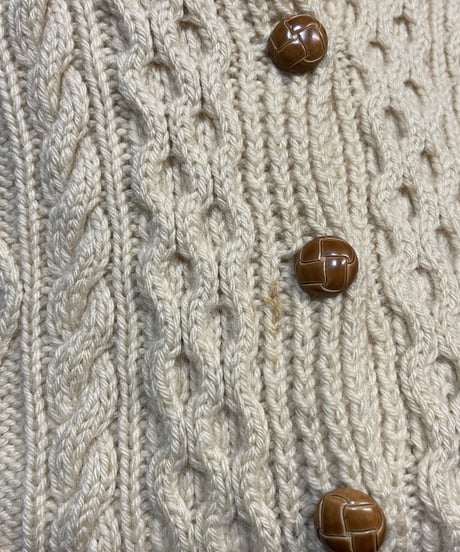 Crew Neck Fisherman Cardigan IV