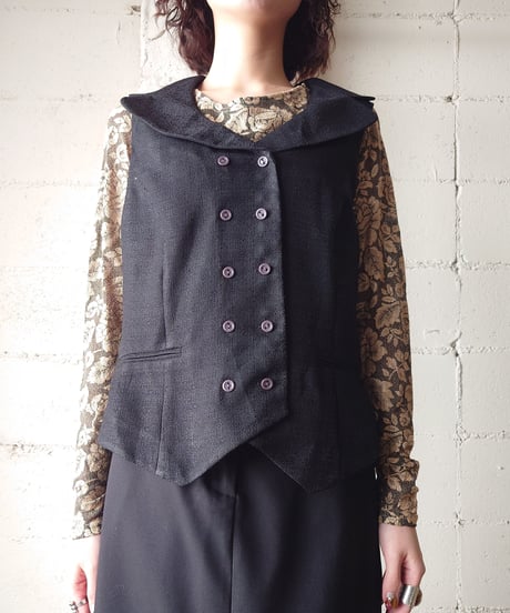 Double Breasted Vest BK