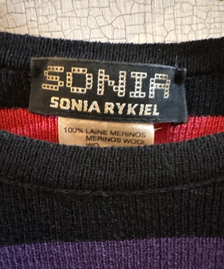 1980's SONIA RYKIEL Multi Stripe Knit BKREYE