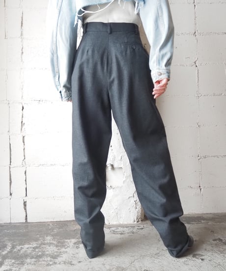 Wool Tuck Pants DGR