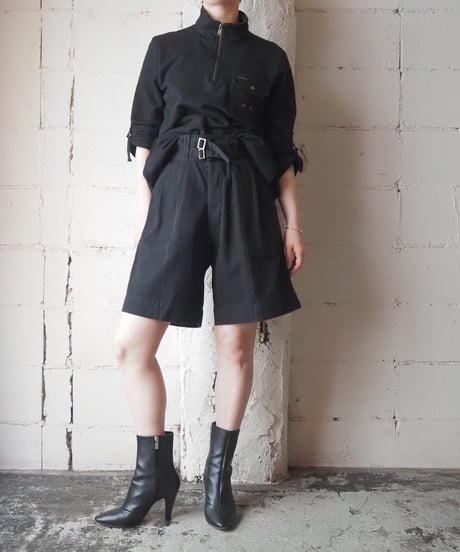 1960's Italy Gurkha Shorts Piece Dyeing BK