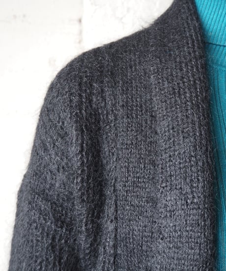 Mohair Shawl Collar Cardigan BK