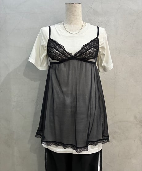 VICTORIA'S SECRET Lace Sheer Lingerie Camisole BK
