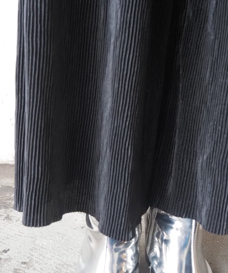 Wide Pleated Easy Pants BK