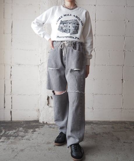 1980’s FRUIT OF THE LOOM COME MILL AROUND Sweat WH