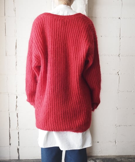 Mohair Knit Cardigan RE