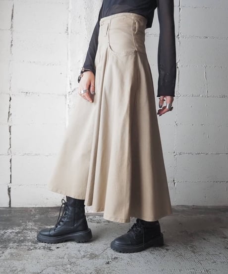 High Waist Flare Skirt BE