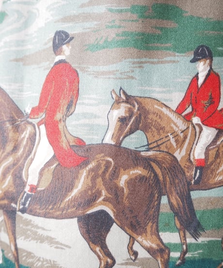 Horse Riding Pattern Wrap Skirt GNBR