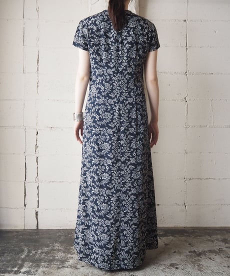 Ralph Lauren Flower Pattern Silk Dress