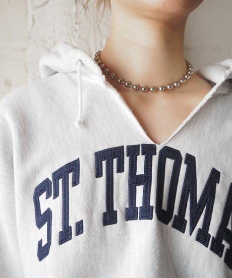 REMAKE Cut Off Hoodie GRNV
