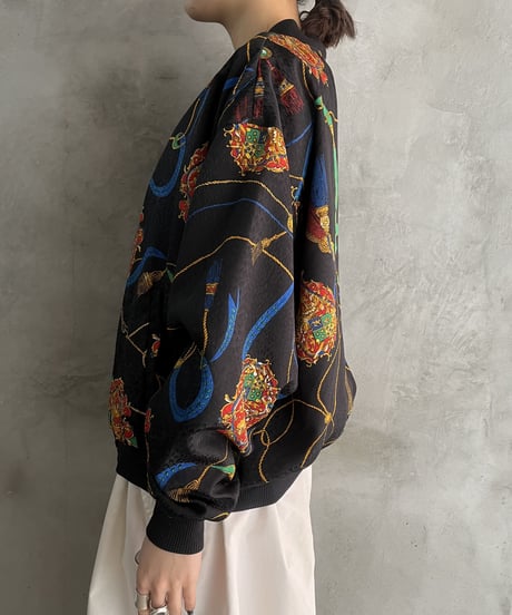 Rope Pattern Blouson BKBL