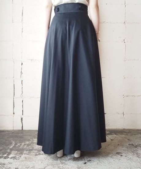 1970's Long Flared Skirt BK