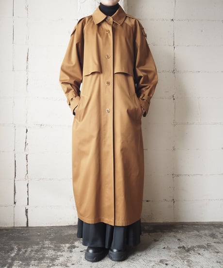 Hooded Soutien Collar Coat CM