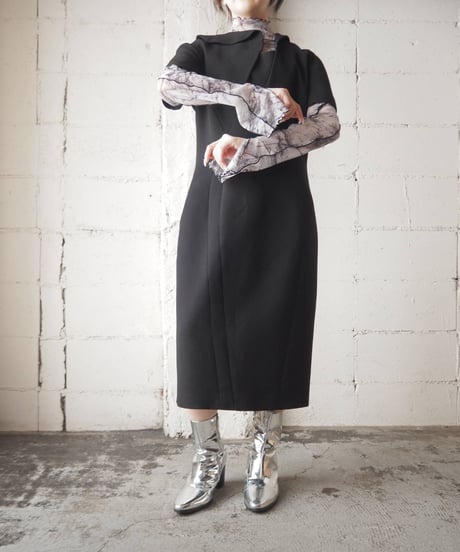 JIL SANDER Asymmetric Dress BK