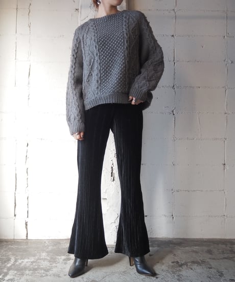 Cropped Cable Knit GR