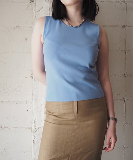 Knit Sleeveless Tops BL