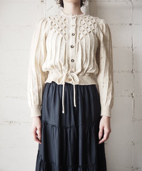 Puff Sleeve Drost Knit Cardigan IV