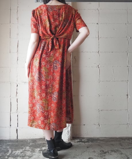 Karin Stevens Flower Pattern S/S Shirt Dress RE