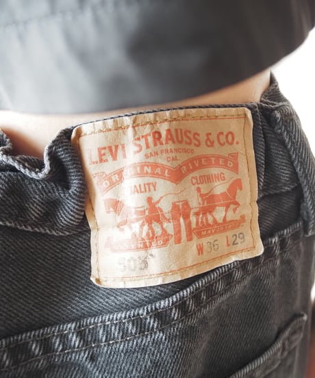 REMAKE Levi's Crashed Drawstring Denim BK