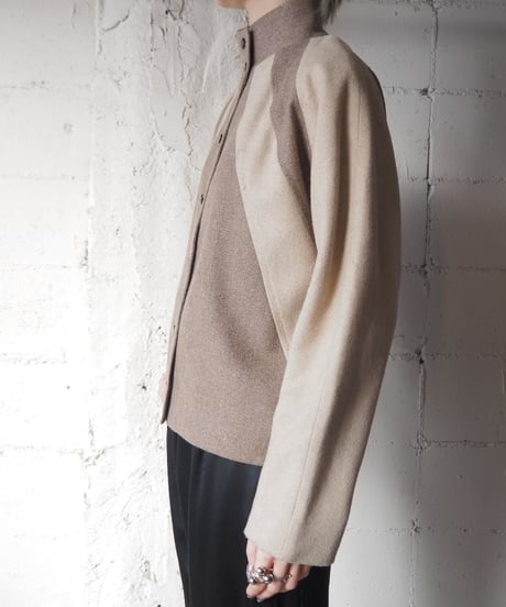 Bi-color Design Dolman Jacket BEBR