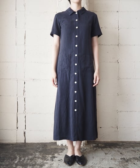 Front Button S/S Shirt Dress NV