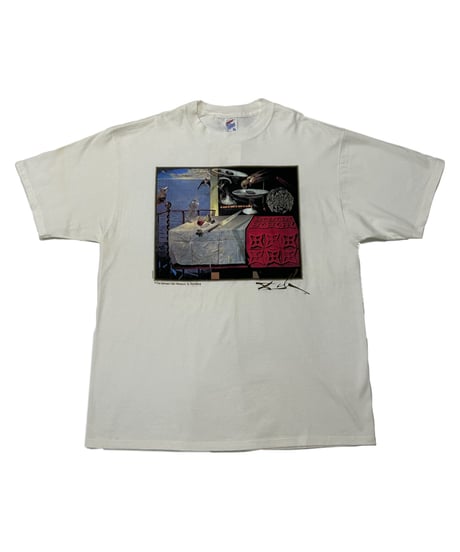 1990's Dead Stock USA Salvador Dali Tee　素早く動いている静物