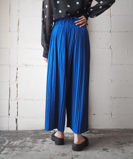 Easy Pleated Wide Pants BL