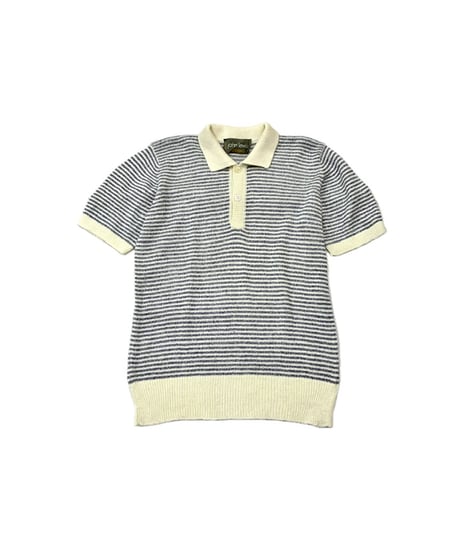 S/S Border Polo Knit IVNV