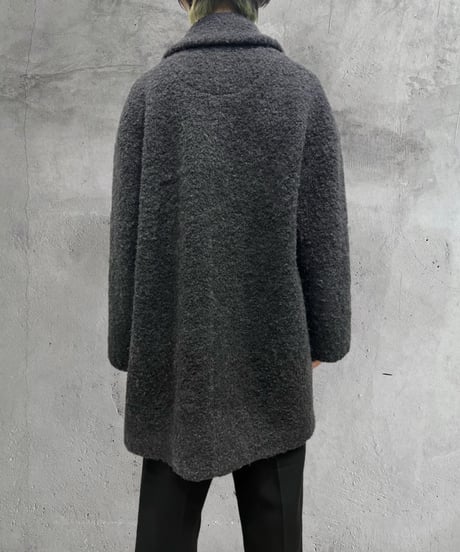 GANNI Wool Chester Coat DGR