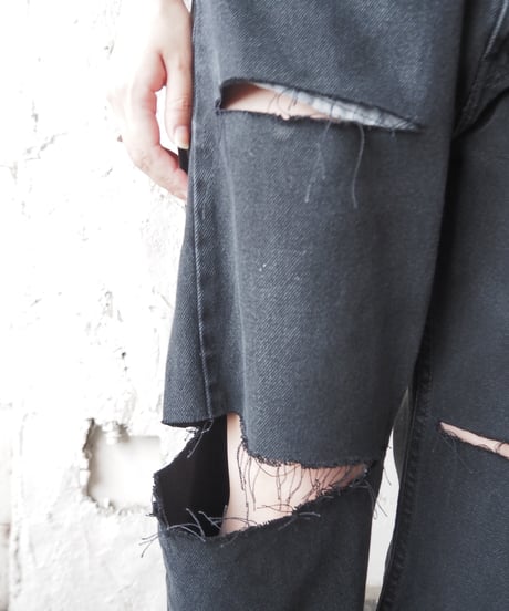 REMAKE Levi's Crashed Drawstring Denim BK