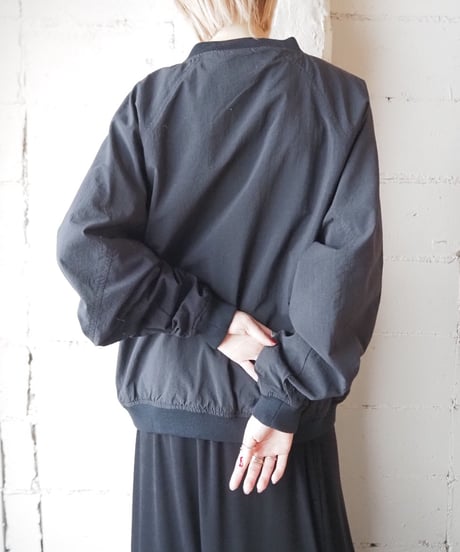 Nylon Pullover Tops BK
