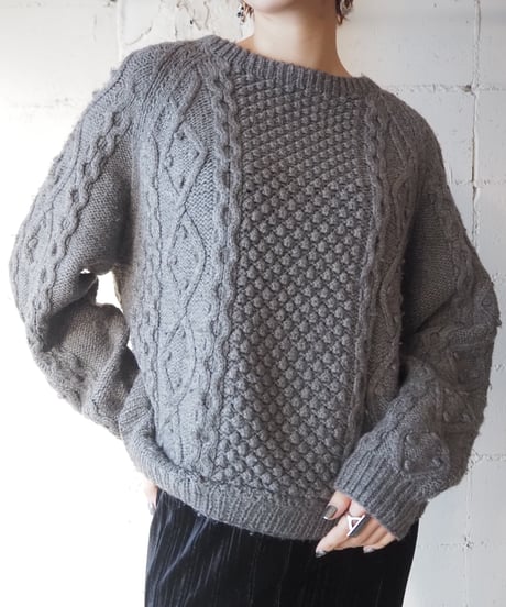 Cropped Cable Knit GR