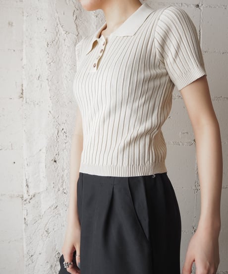 s/s Knit Polo Shirt BE