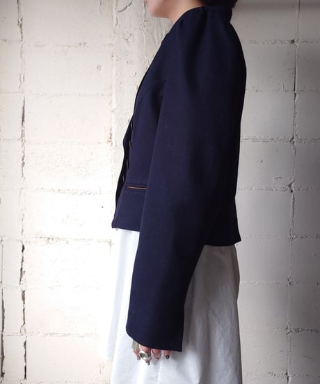 Button Design Tyrolean Short Jacket NV