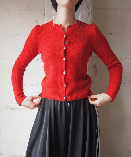 Ralph Lauren Crew Neck Wool Cardigan RE