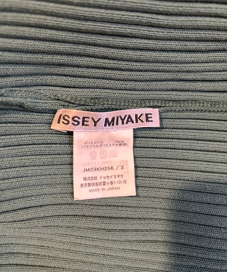 ISSEY MIYAKE Volume Sleeve Rib Knit Dress GN