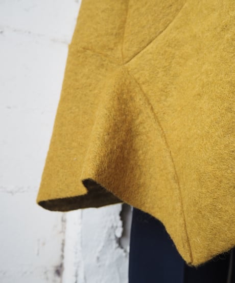 Shawl Collar Tuck Design Coat YE